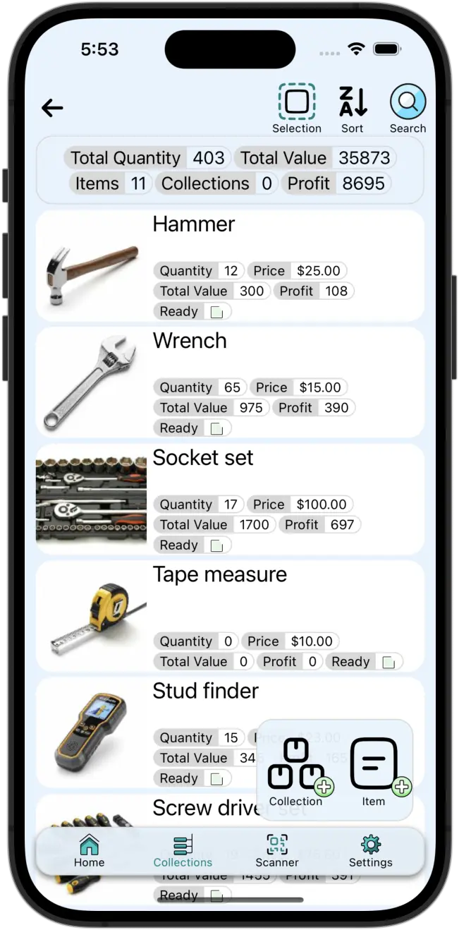 Effortless Inventory Control